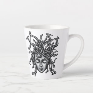 Medusa standbeeld, Griekse beeldhouwkunst, mytholo Latte Mok