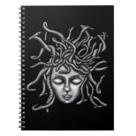 Medusa standbeeld, Griekse beeldhouwkunst, mytholo Notitieboek