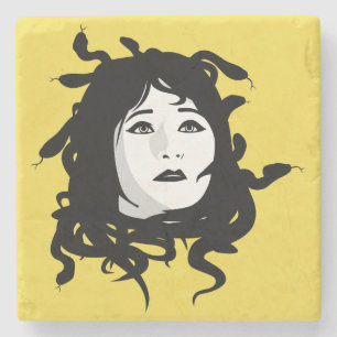 Medusa Stenen Onderzetter