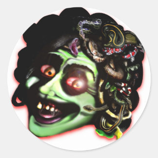 MEDUSA-sticker Ronde Sticker