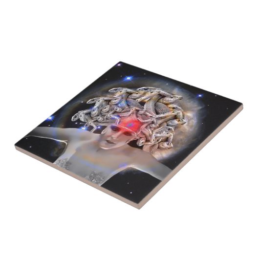 Medusa Tegeltje (Zijkant)