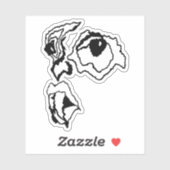 Medusa the artist_awaynowe Horror 11MMHeads Diecut Sticker (Vel)