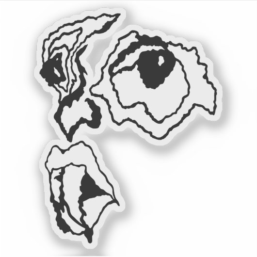 Medusa the artist_awaynowe Horror 11MMHeads Diecut Sticker (Voorkant)