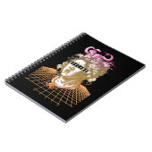 Medusa Vaporwave Aesthetisch Grieks beeld Notitieboek (Linkerzijde)