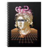 Medusa Vaporwave Aesthetisch Grieks beeld Notitieboek (Voorkant)
