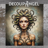 Medusa's blik ontcijfering tissuepapier