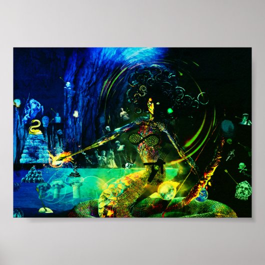 Medusas Cave Contemporary Art Poster (Voorkant)