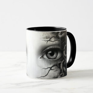 "Medusa's Gaze" Keramische beker Mok