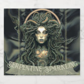 Medusa's Gaze Sparkling Wijnetiket (Enkel label)