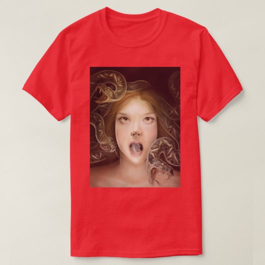 Medusax27s Lament Rattle Snakes T-shirt (Design voorkant)