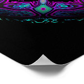 Meduza (medusa/kwallen-achtig schepsel) poster (Hoek)