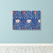 Medway Pattern (door William Morris) Canvas Afdruk (Insitu (Houten vloer))
