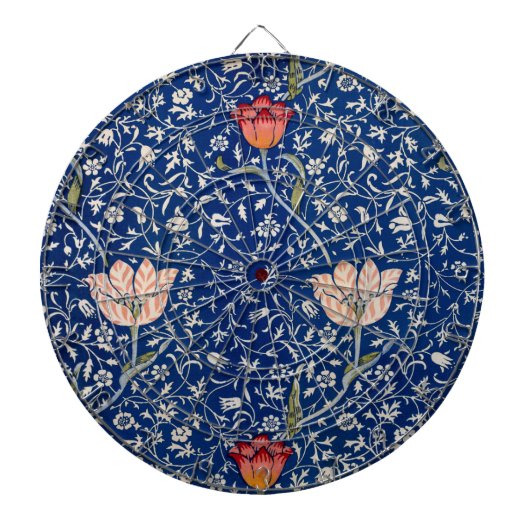 Medway Pattern (door William Morris) Dartbord (Voorkant)