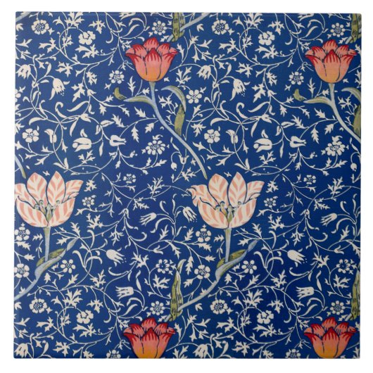 Medway Pattern (door William Morris) Tegeltje (Voorkant)