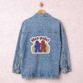 Mee Pals Fun Meeple Gamer Vrienden Cartoon Denim Jacket (Hangar)