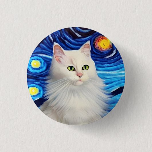 Meeauw! 3 cm rondebadge ronde button 3,2 cm (Voorkant)
