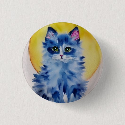 Meeauw! 3 cm rondebadge ronde button 3,2 cm (Voorkant)