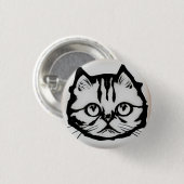 Meeauw! Ronde Button 3,2 Cm (Voorkant /achterkant)