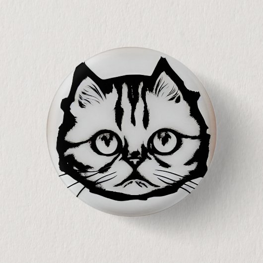Meeauw! Ronde Button 3,2 Cm (Voorkant)