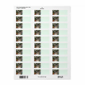 Meece Cat Merry kerstreturn Address Labels (Full Sheet)