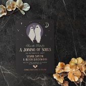 Meedoen aan Souls Halloween Wedding Save the Date Folie Uitnodiging