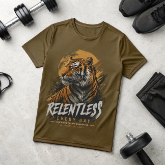 Meedogenloze Every Day Tijger T-Shirt | Motiverend