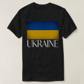 Meedogenloze Ontwerpen Oekraïense Vlag Oekraïense T-shirt (Design voorkant)