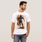 Meedogenloze Rush – Power Voetbal T-shirt (Voorkant volledig)
