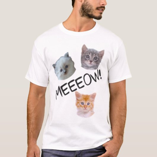 Meeeauw! T-shirt (Voorkant)