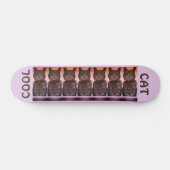 Meeisjesachtige Cool Cat Persoonlijk Skateboard (Horizontaal)