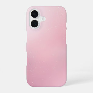 Meeisjesroze Vrouwelijke Zachte Glans Ombre iPhone 16 Hoesje