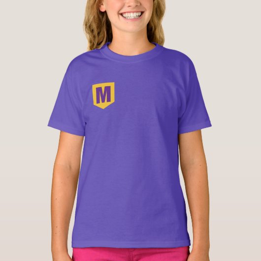 Meekah M Logo Pocket T-shirt (Voorkant)