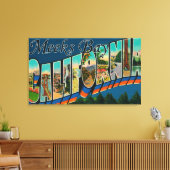 Meeks Bay, Californië - Grote Letter-scènes Canvas Afdruk (Insitu (Woonkamer))