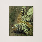 Meel- en Vrouw tijgers Legpuzzel (Verticaal)