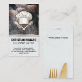 meel | Pet en gereedschap op de Logo Visitekaartje (Voorkant / Achterkant)