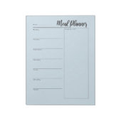 Meel planotornoteblok notitieblok (Linkerzijde)
