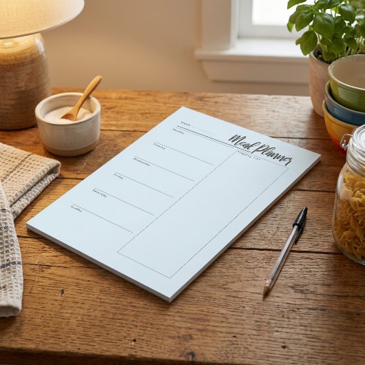 Meel planotornoteblok notitieblok