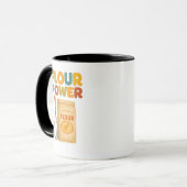 Meel Power Coffee Mok (Voorkant links)