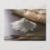 Meel, tarwe en brood briefkaart (Voorkant)