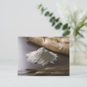 Meel, tarwe en brood briefkaart (Staand voorkant)