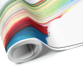 Meeloop 3 Wilde Gestreepte Abstracte Inpakpapier (Rol Hoek)