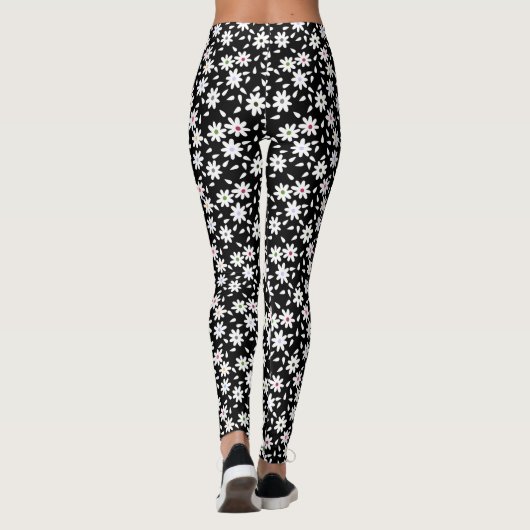 Meelzak Geïnspireerde zwart-witte Leggings (Achterkant)