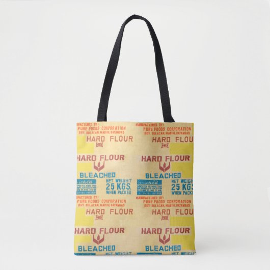Meelzakken. Tote bag (Voorkant)