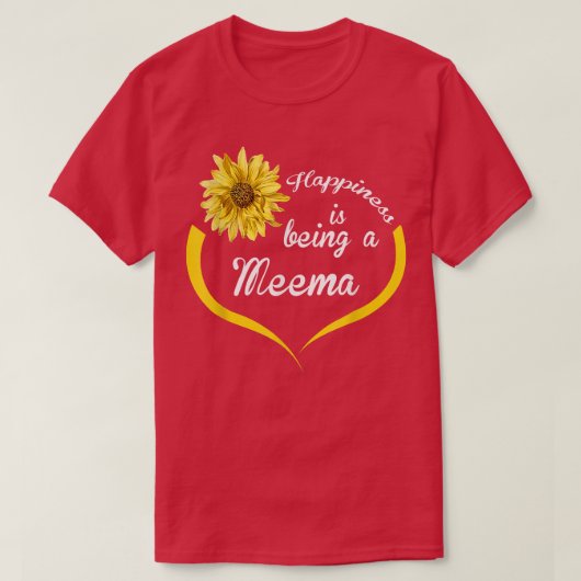 Meema Gift Happiness is een meema T-shirt (Design voorkant)