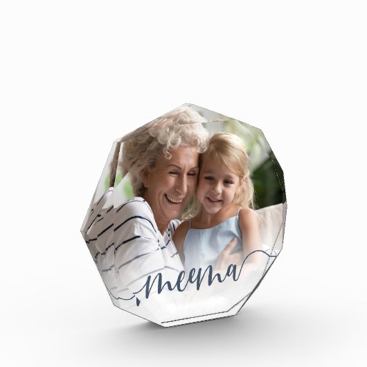Meema | Grandma Script Overlay Fotoblokken (Links)