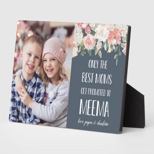 Meema Grandmoeder Moederdag Foto Fotoplaat (Zijkant)