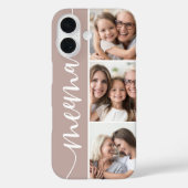 Meema Script Grandma Photo Collage Case-Mate iPhone Case (Achterkant)