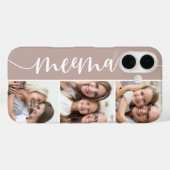 Meema Script Grandma Photo Collage Case-Mate iPhone Case (Achterkant (horizontaal))