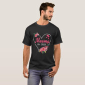Meema To Grandma 2023 Pregnancy Announcement Funny T-shirt (Voorkant volledig)
