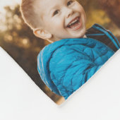 Meema We houden van je hart Moderne fotocollage Fleece Deken (Hoek)